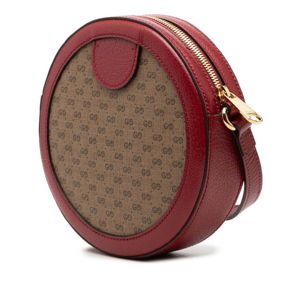 GUCCI Authentic Brown Leather Shoulder Bag - Picture 2 of 6